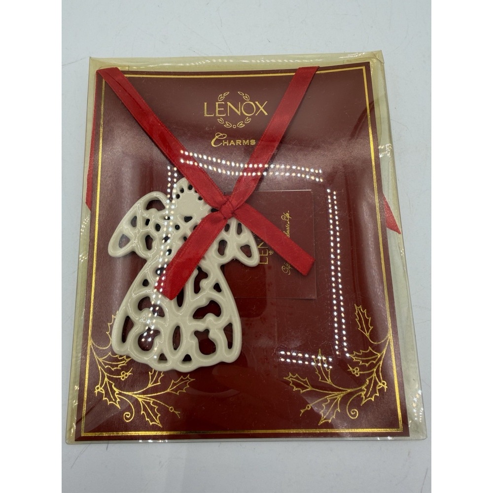 👼✨ Lenox Charms – Pierced Angel Charm – NIP – Elegant Porcelain‎ Beauty